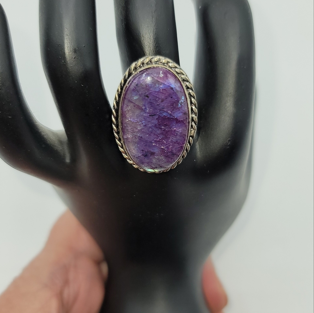 New Labradorite Ring size 10.5
